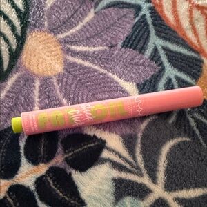 NYX Soft Pink Fat Lip Oil Stick with Neon Green Cap NEW